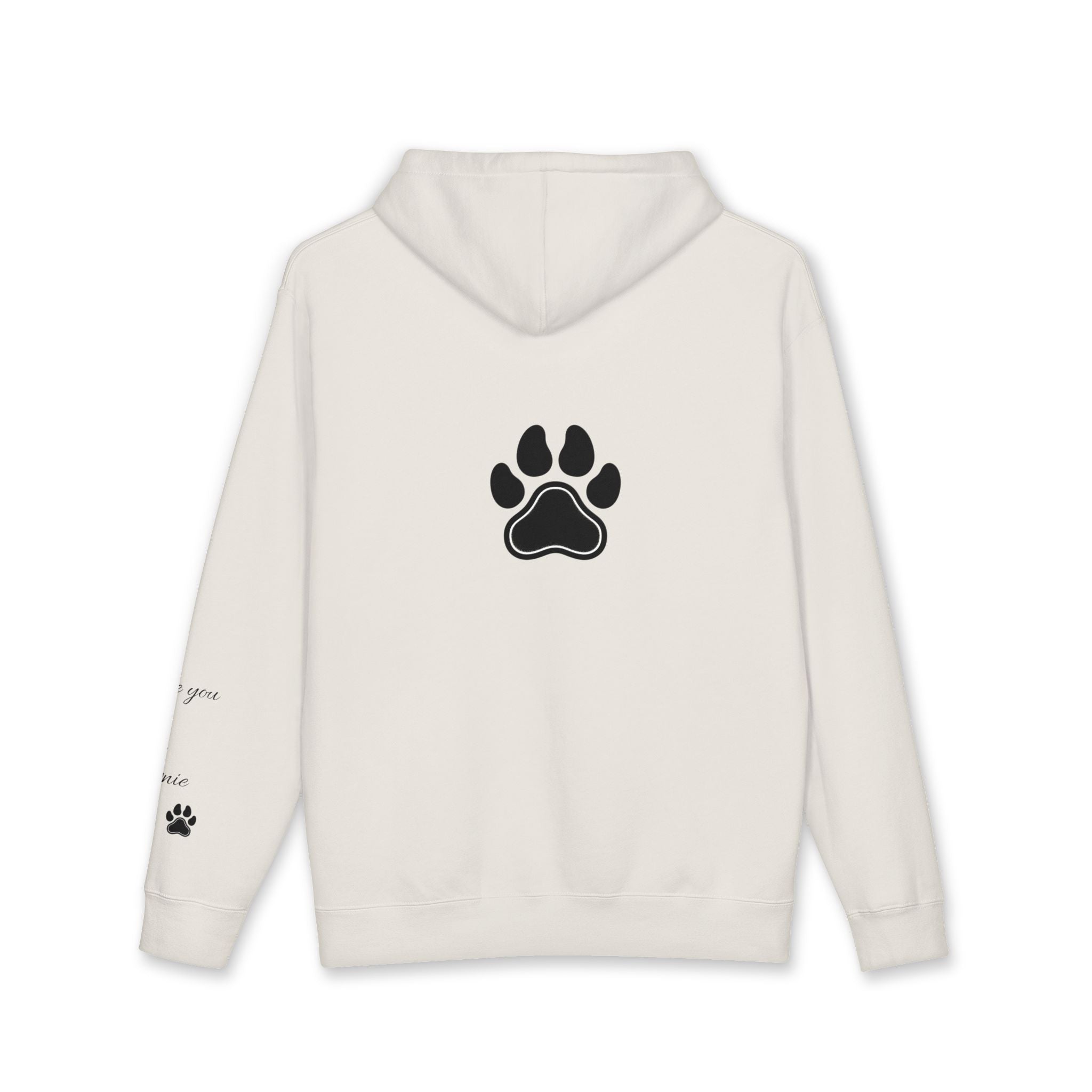 Dog Mom Hoodie - "Mom You're My Whole World" Paw Print Sweatshirt