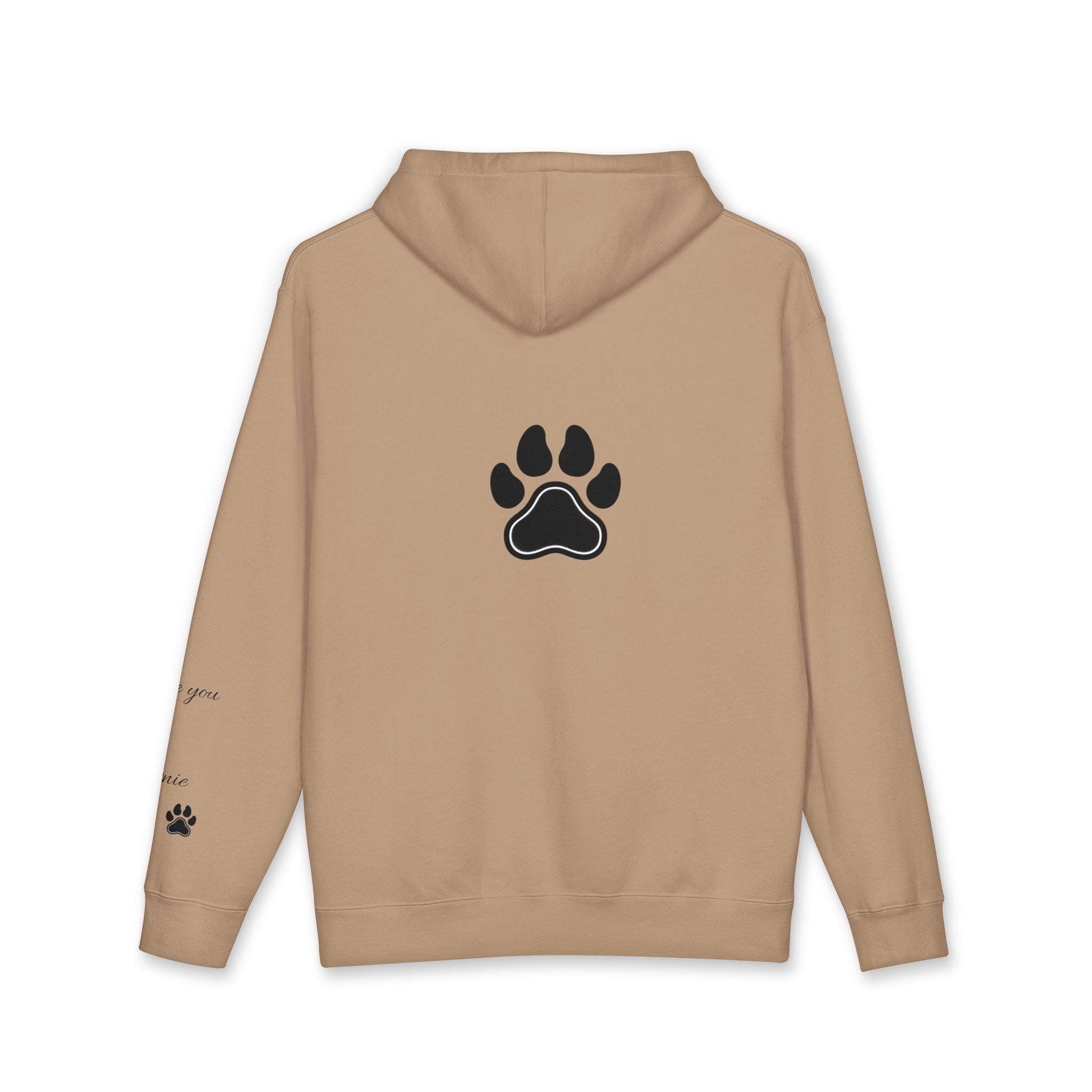 Dog Mom Hoodie - "Mom You're My Whole World" Paw Print Sweatshirt