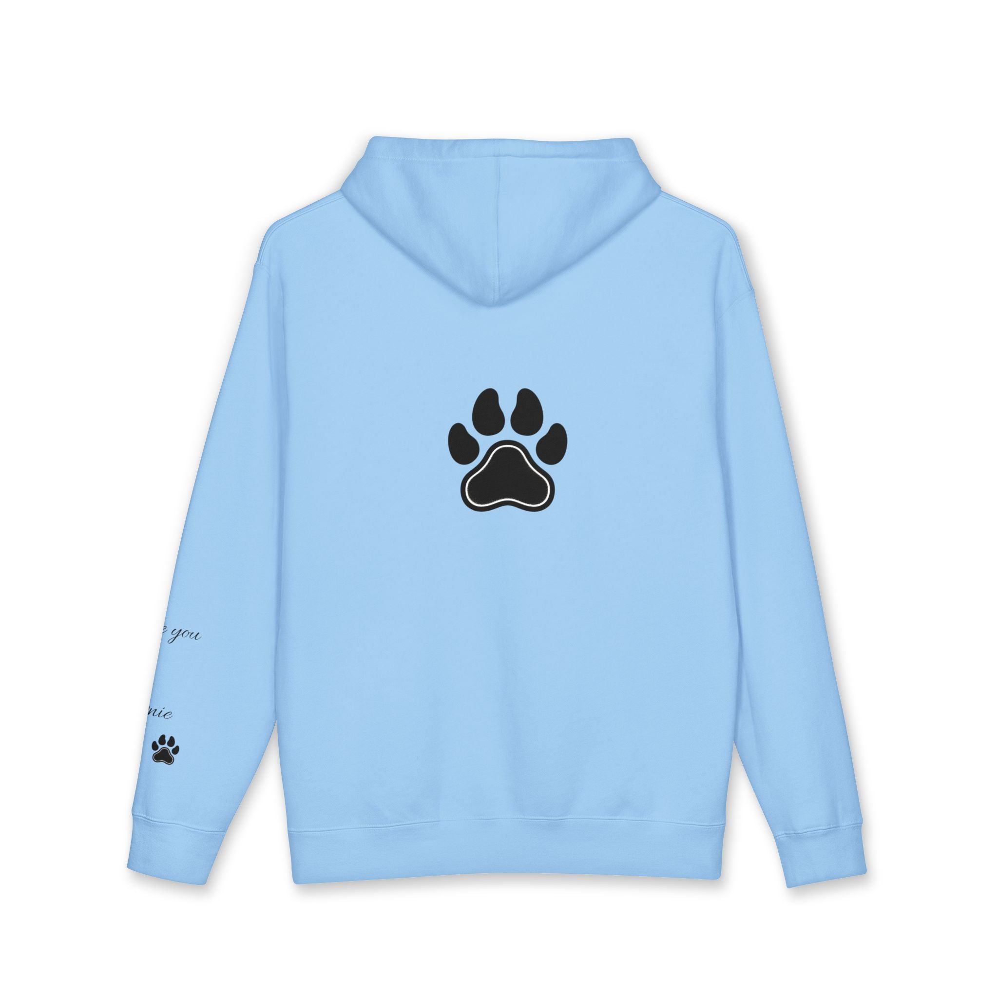 Dog Mom Hoodie - "Mom You're My Whole World" Paw Print Sweatshirt