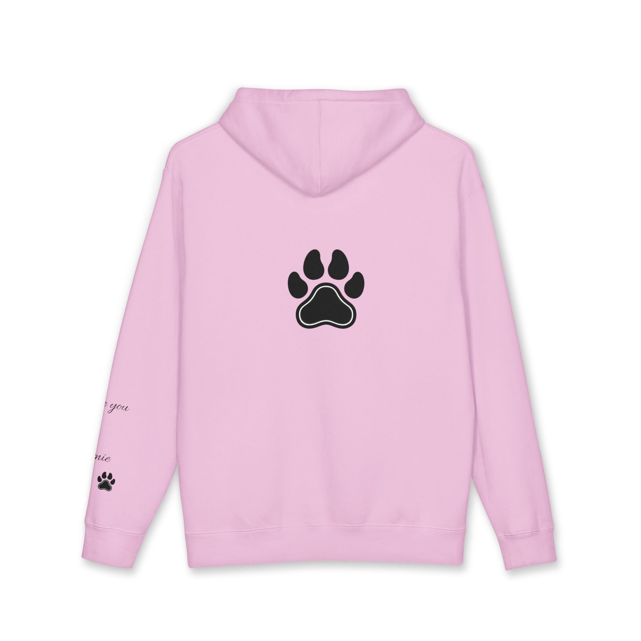 Dog Mom Hoodie - "Mom You're My Whole World" Paw Print Sweatshirt