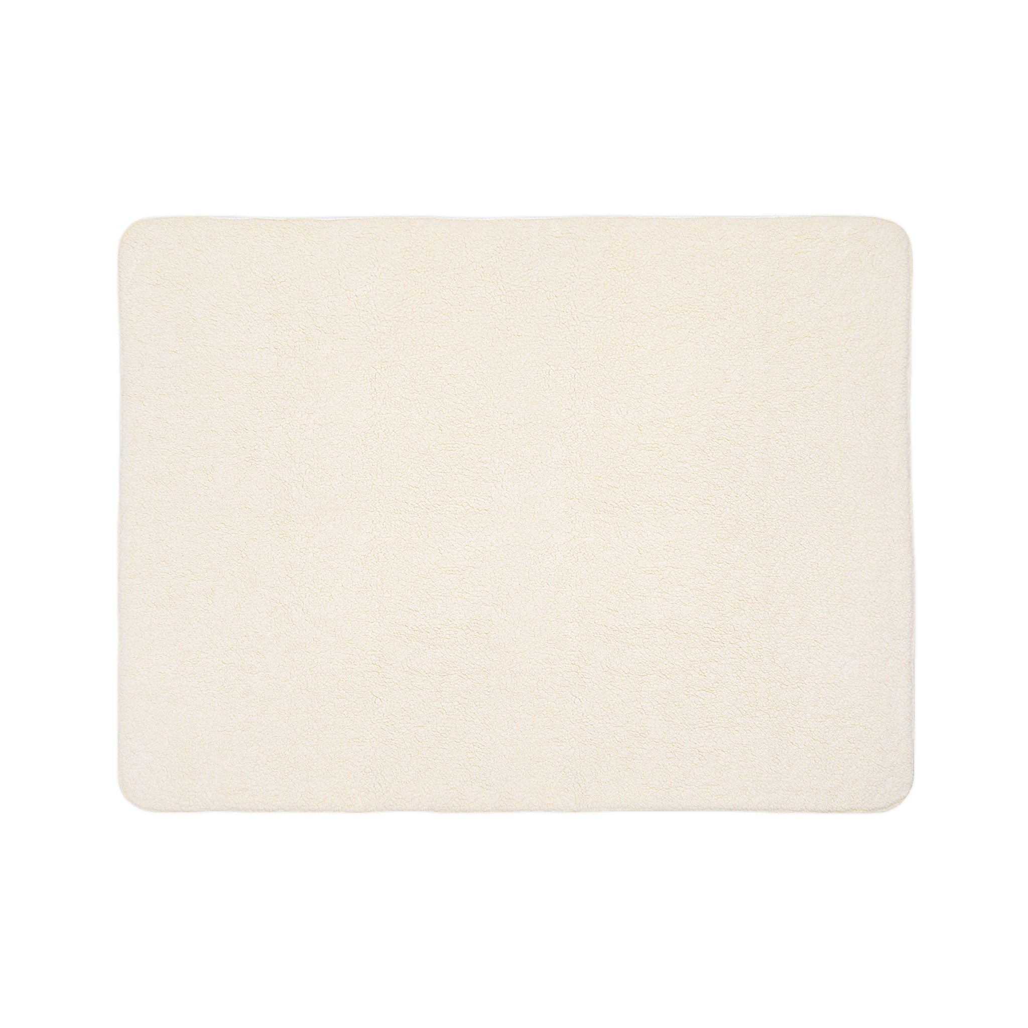 Personalized Pug Sherpa Blanket — Custom Name ‘Gracie’, Cozy Gray Fleece with Paw Prints